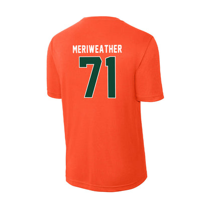 Miami - NCAA Football : Jamal Meriweather - Activewear T-Shirt-1