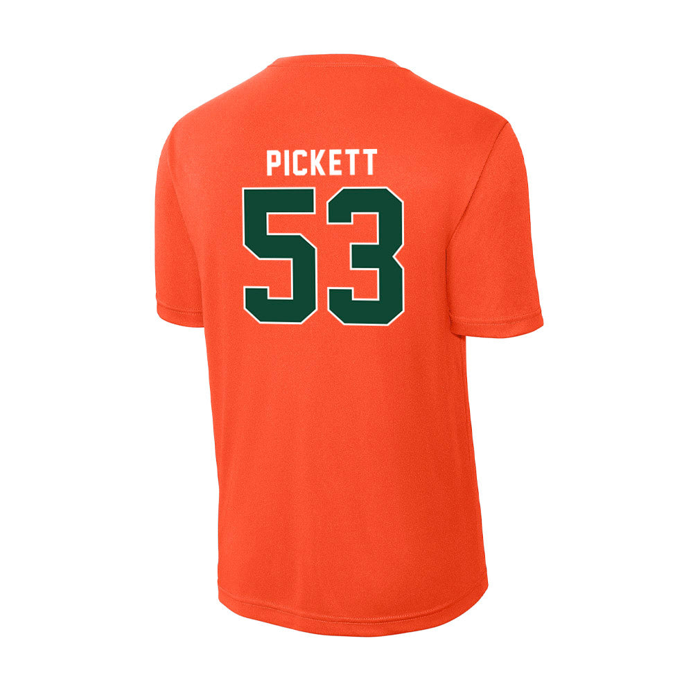 Miami - NCAA Football : Canon Pickett - Activewear T-Shirt-1