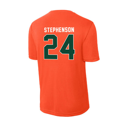 Miami - NCAA Women's Soccer : Alyssa Stephenson - Activewear T-Shirt-1