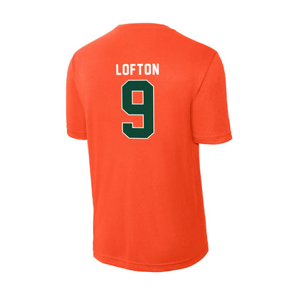 Miami - NCAA Football : Elija Lofton - Activewear T-Shirt-1