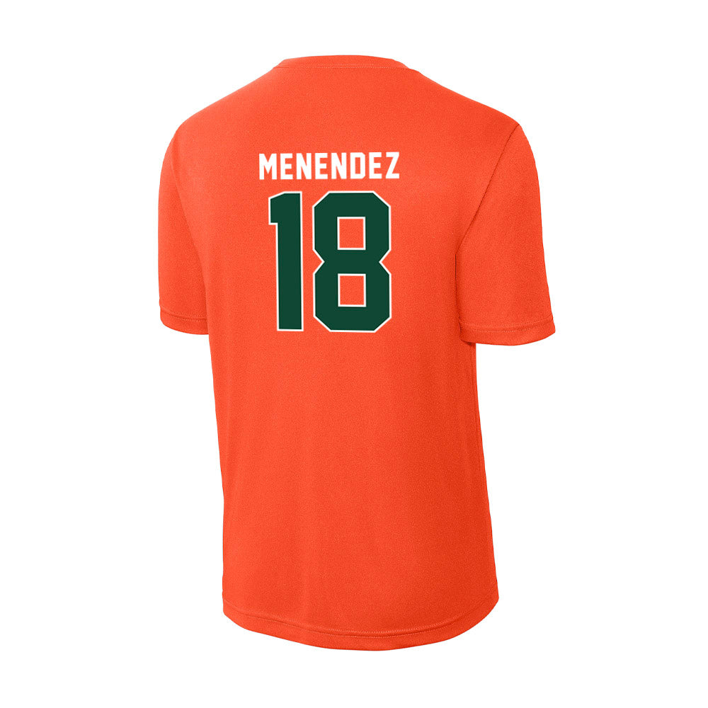 Miami - NCAA Baseball : Frank Menendez - Activewear T-Shirt-1