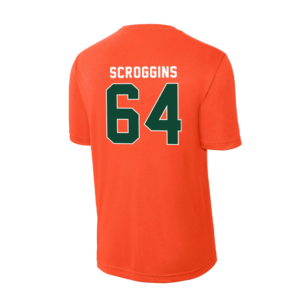 Miami - NCAA Football : Ralph Scroggins - Activewear T-Shirt-1