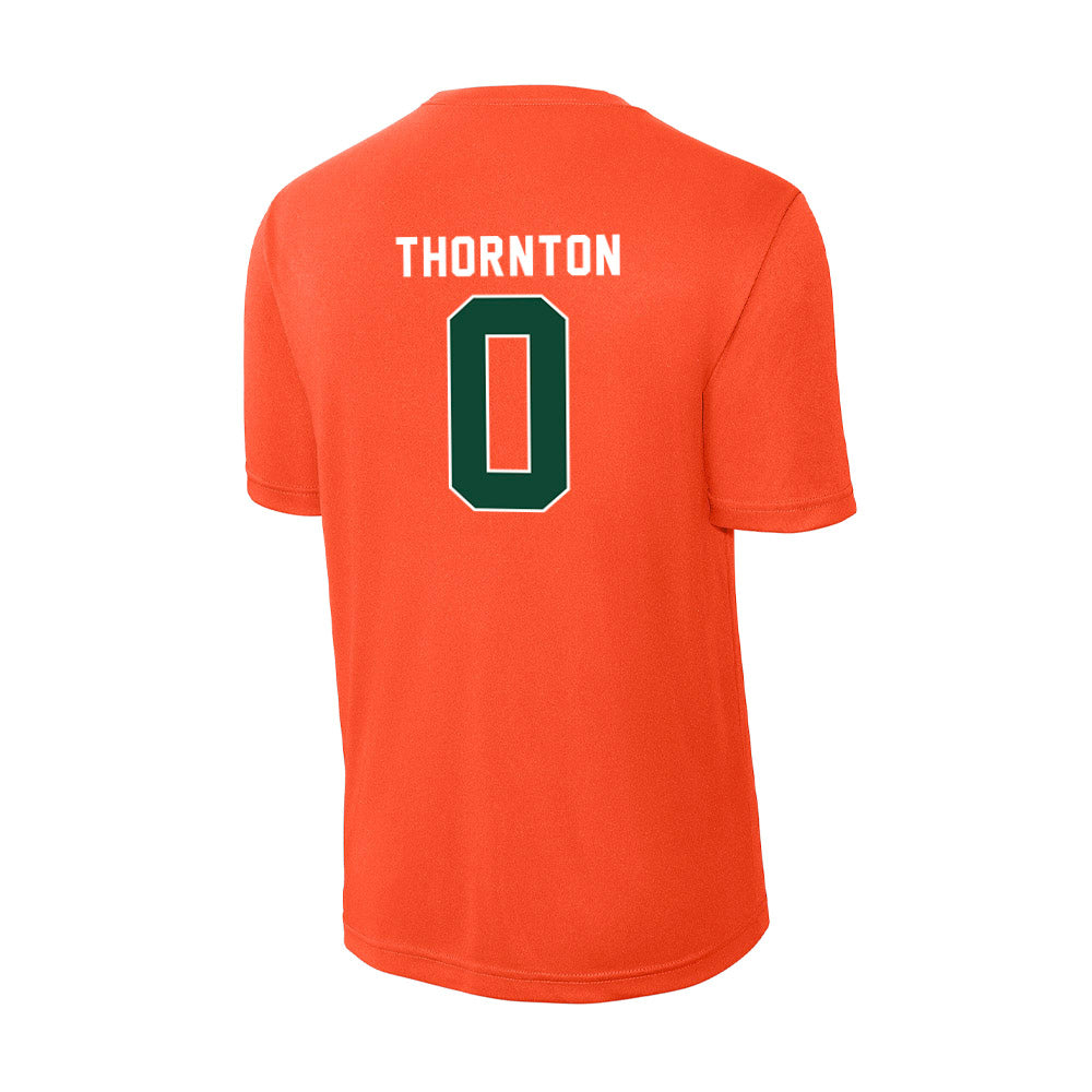 Miami - NCAA Football : Omar Thornton - Activewear T-Shirt-1