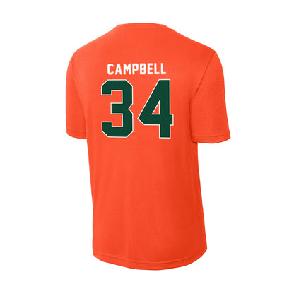 Miami - NCAA Football : Jordan Campbell - Activewear T-Shirt-1