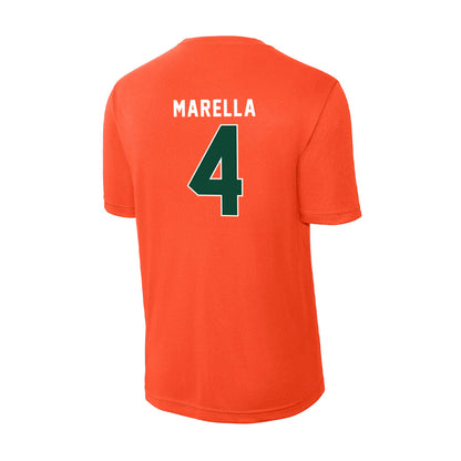 Miami - NCAA Women's Soccer : samantha marella - Activewear T-Shirt-1