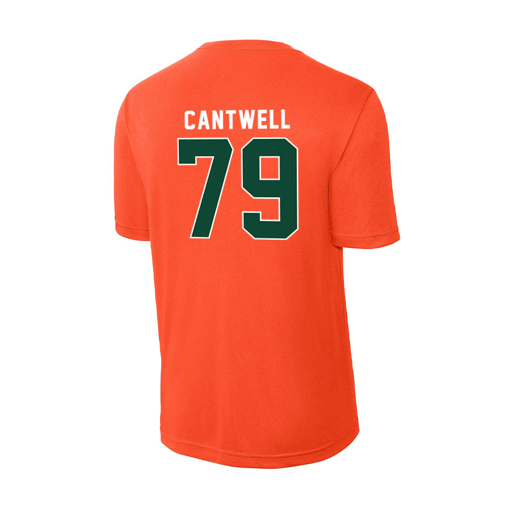 Miami - NCAA Football : Jackson Cantwell - Activewear T-Shirt-1