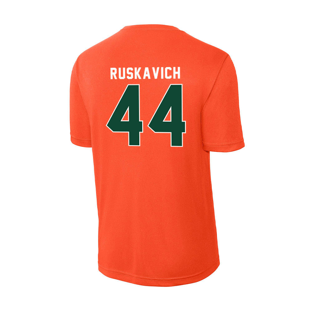 Miami - NCAA Football : Owen Ruskavich - Activewear T-Shirt-1