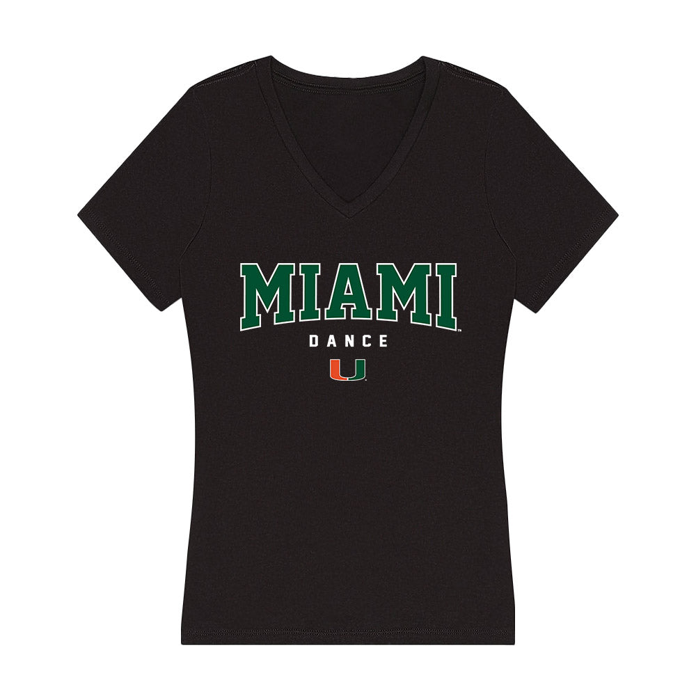 Miami - NCAA Dance Team : Brooke David - Women's V-Neck T-Shirt-0