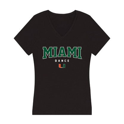 Miami - NCAA Dance Team : Brooke David - Women's V-Neck T-Shirt-0