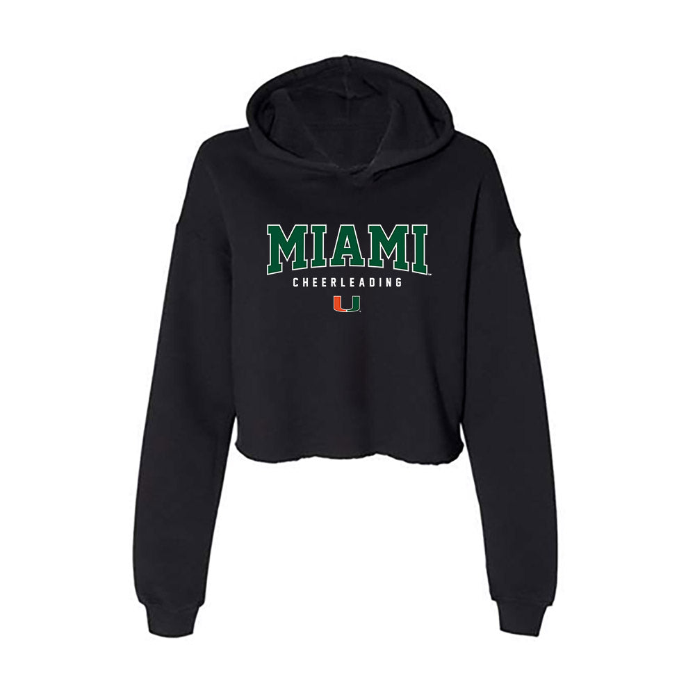 Miami - NCAA Cheerleading : Bella Yetts - Women's Crop Fleece Hoodie-0