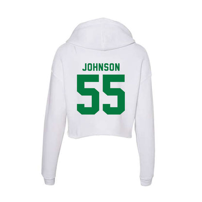 Oregon - NCAA Football : Matthew Johnson - Women's Crop Fleece Hoodie-1