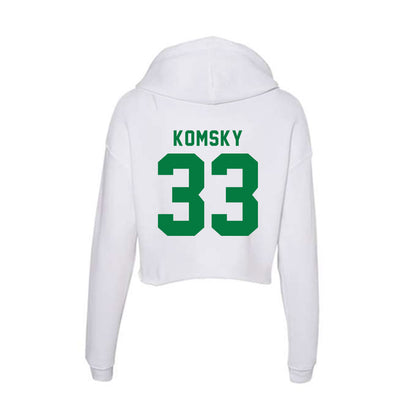 Oregon - NCAA Beach Volleyball : Mia Komsky - Women's Crop Fleece Hoodie-1