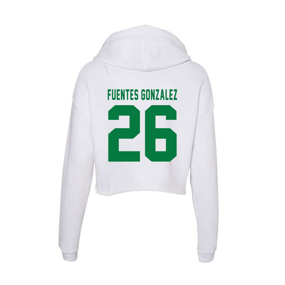 Oregon - NCAA Women's Soccer : Giselle Fuentes Gonzalez - Women's Crop Fleece Hoodie-1