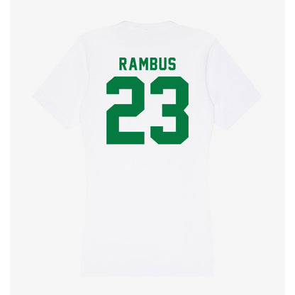 Oregon - NCAA Women's Basketball : Sarah Rambus - Women's V-Neck T-Shirt-1