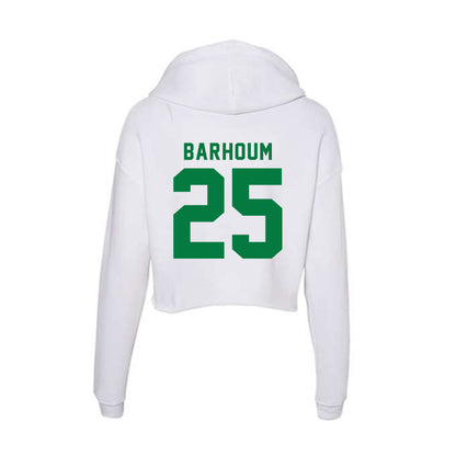 Oregon - NCAA Women's Basketball : Sara Barhoum - Women's Crop Fleece Hoodie-1