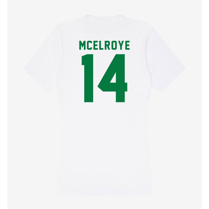 Oregon - NCAA Women's Lacrosse : Nya McElroye - Women's V-Neck T-Shirt-1