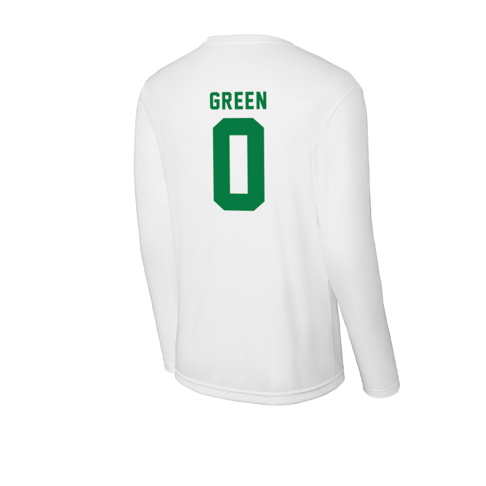 Oregon - NCAA Acrobatics & Tumbling : Olivia Green - Activewear Long Sleeve T-Shirt-1