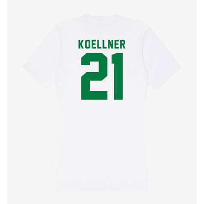 Oregon - NCAA Beach Volleyball : Katrena Koellner - Women's V-Neck T-Shirt-1