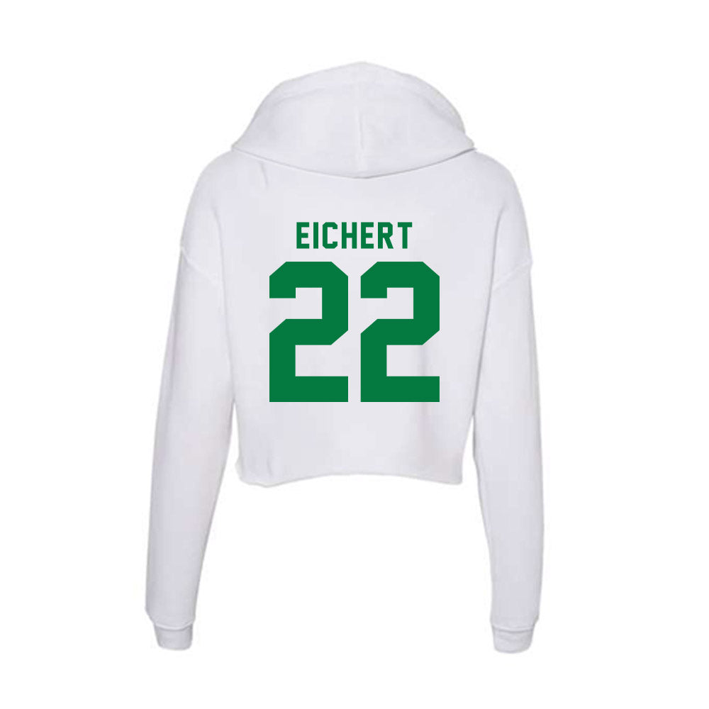 Oregon - NCAA Women's Volleyball : Laura Eichert - Women's Crop Fleece Hooded Sweatshirt-1