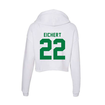 Oregon - NCAA Women's Volleyball : Laura Eichert - Women's Crop Fleece Hooded Sweatshirt-1