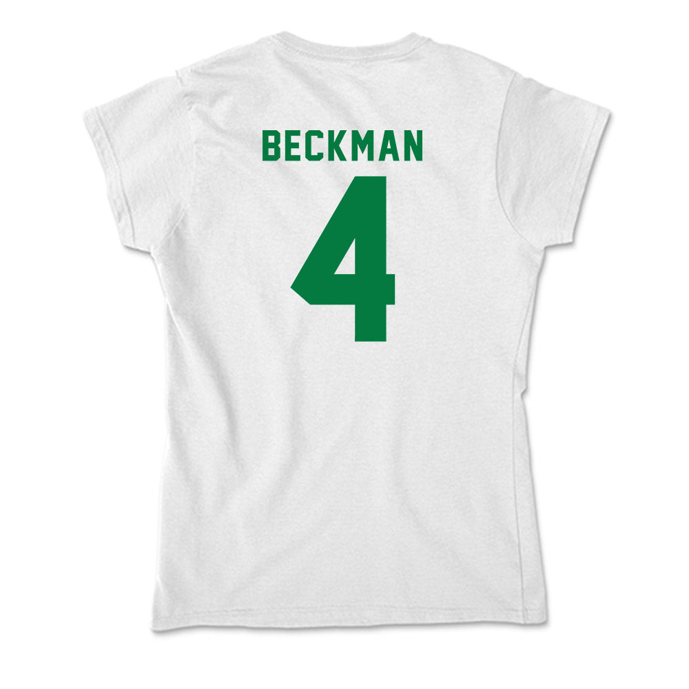 Oregon - NCAA Women's Lacrosse : Caitlin Beckman - Soft Style Women’s T-Shirt-1