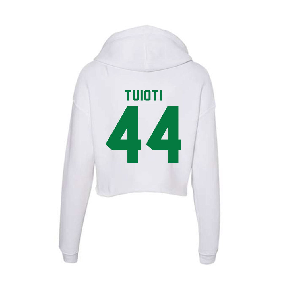 Oregon - NCAA Football : Teitum Tuioti - Women's Crop Fleece Hoodie-1