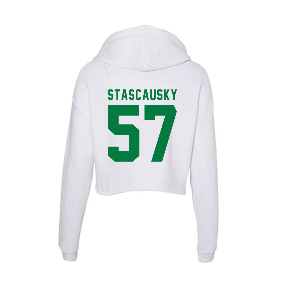 Oregon - NCAA Football : Zac Stascausky - Women's Crop Fleece Hoodie-1