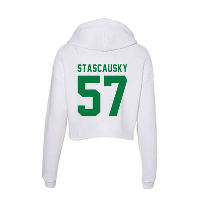 Oregon - NCAA Football : Zac Stascausky - Women's Crop Fleece Hoodie-1