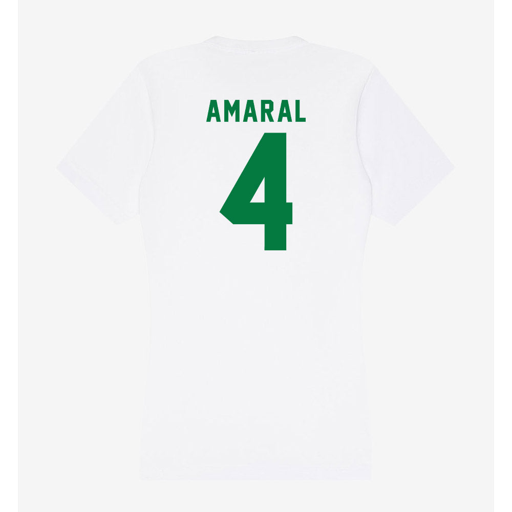 Oregon - NCAA Softball : Addison Amaral - Women's V-Neck T-Shirt-1