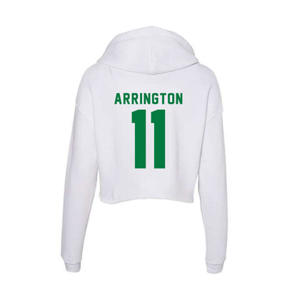 Oregon - NCAA Women's Volleyball : Marlee Arrington - Women's Crop Fleece Hoodie-1