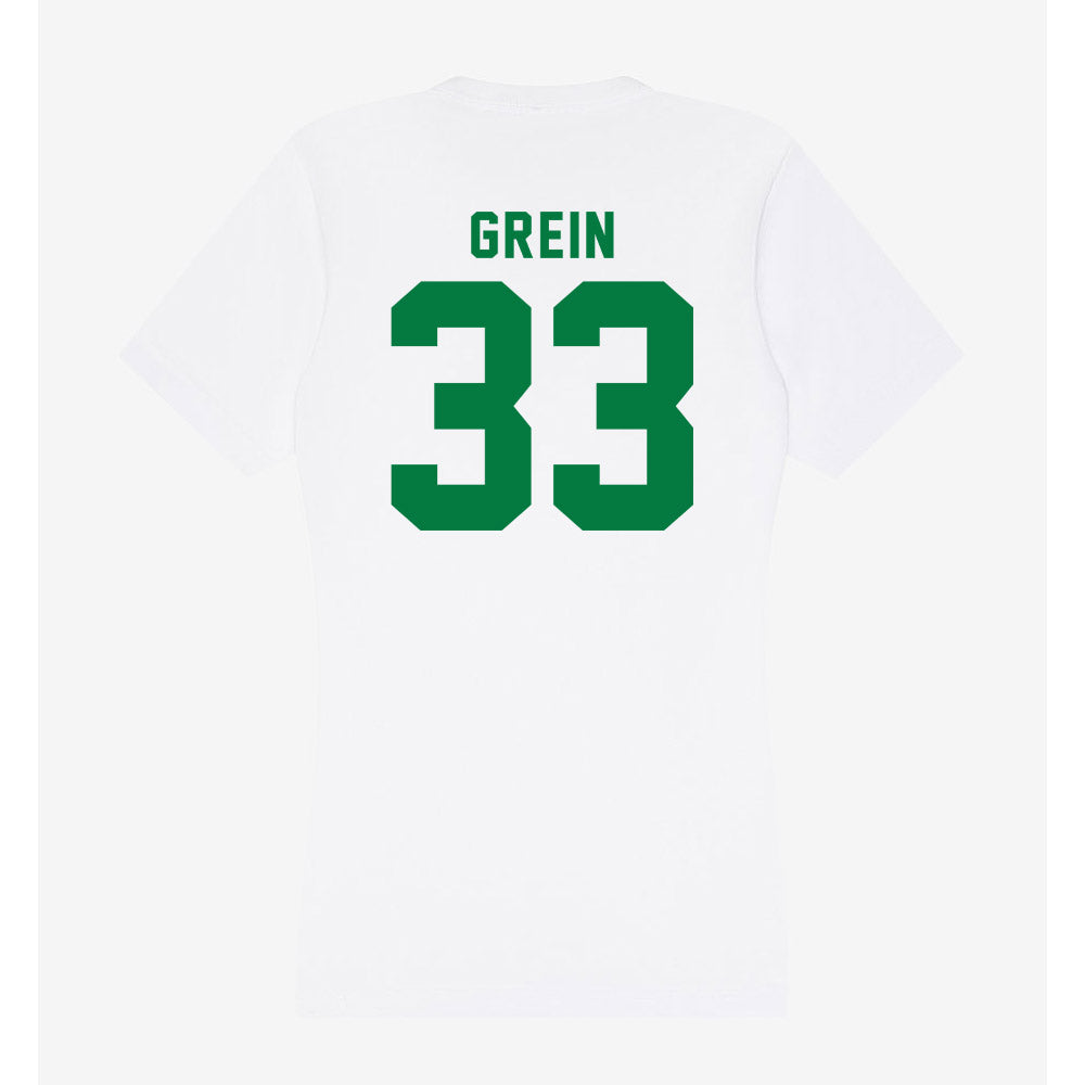 Oregon - NCAA Softball : Lyndsey Grein - Women's V-Neck T-Shirt-1