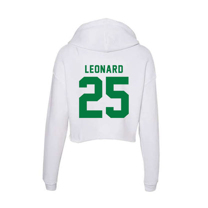 Oregon - NCAA Women's Soccer : Makea Leonard - Women's Crop Fleece Hooded Sweatshirt-1