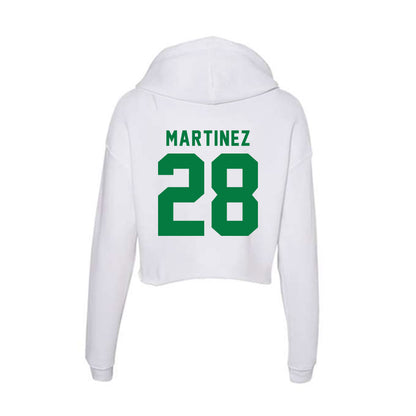 Oregon - NCAA Women's Soccer : CJ Martinez - Women's Crop Fleece Hooded Sweatshirt-1