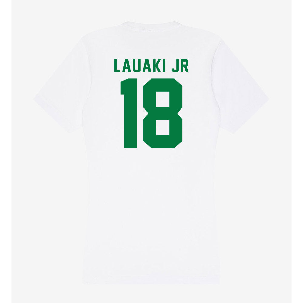 Oregon - NCAA Baseball : Naulivou Lauaki Jr - Women's V-Neck T-Shirt-1