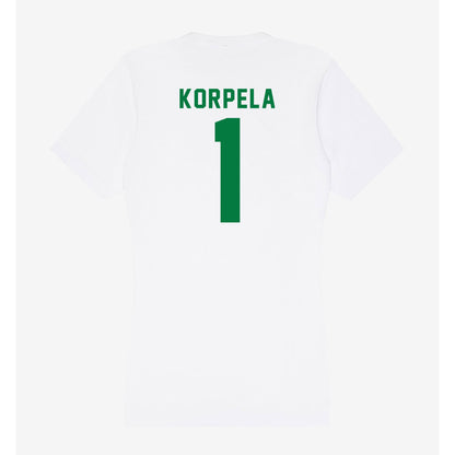 Oregon - NCAA Women's Soccer : Brynn Korpela - Women's V-Neck T-Shirt-1
