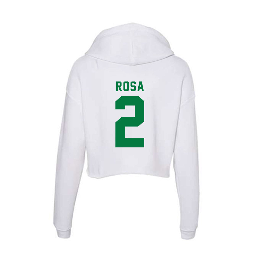 Oregon - NCAA Softball : Braiesey Rosa - Women's Crop Fleece Hoodie-1