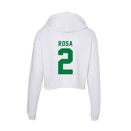 Oregon - NCAA Softball : Braiesey Rosa - Women's Crop Fleece Hoodie-1