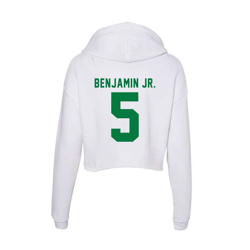 Oregon - NCAA Football : Davon Benjamin Jr. - Women's Crop Fleece Hooded Sweatshirt-1