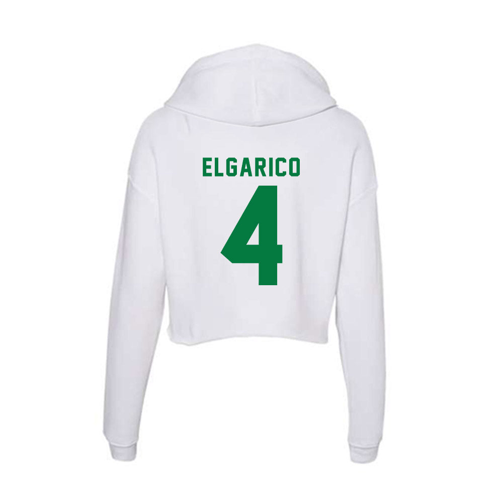 Oregon - NCAA Beach Volleyball : Giana Elgarico - Women's Crop Fleece Hoodie-1