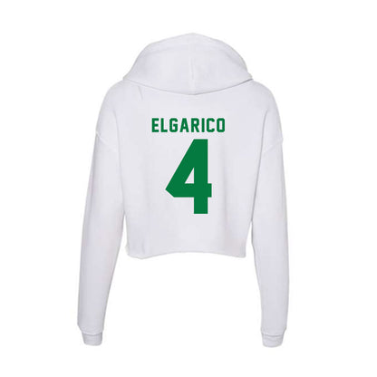 Oregon - NCAA Beach Volleyball : Giana Elgarico - Women's Crop Fleece Hoodie-1