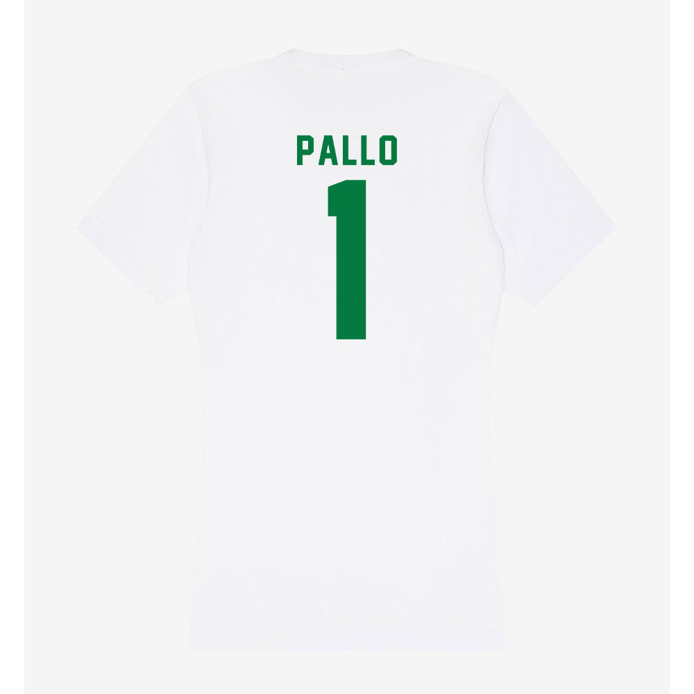 Oregon - NCAA Women's Lacrosse : Rachel Pallo - Women's V-Neck T-Shirt-1