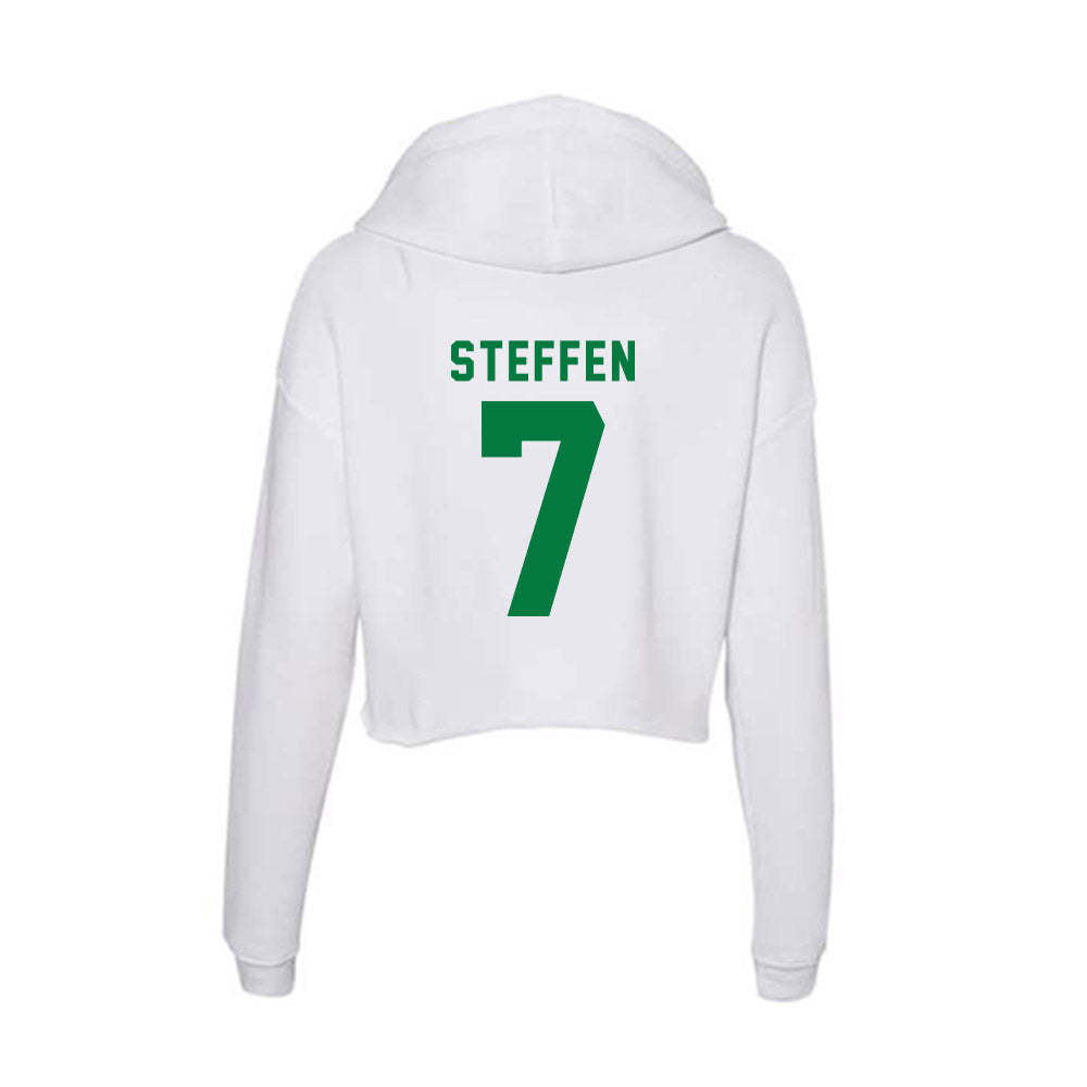 Oregon - NCAA Softball : Abby Steffen - Women's Crop Fleece Hoodie-1