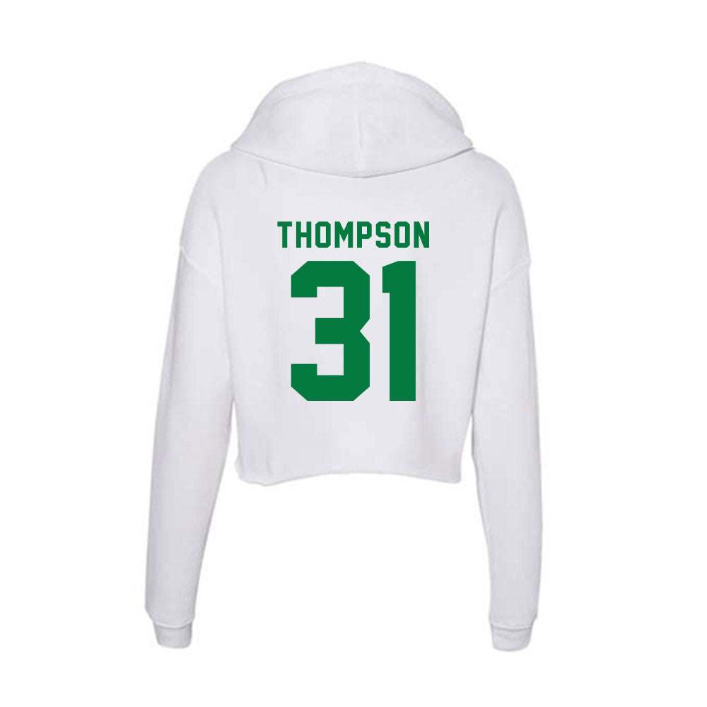Oregon - NCAA Softball : Rowan Thompson - Women's Crop Fleece Hoodie-1
