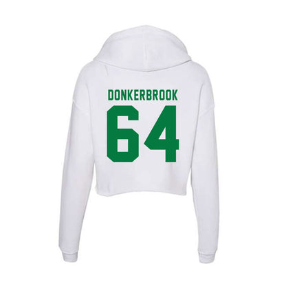 Oregon - NCAA Football : Thomas Donkerbrook - Women's Crop Fleece Hoodie-1