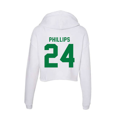 Oregon - NCAA Men's Basketball : Jamari Phillips - Women's Crop Fleece Hoodie-1