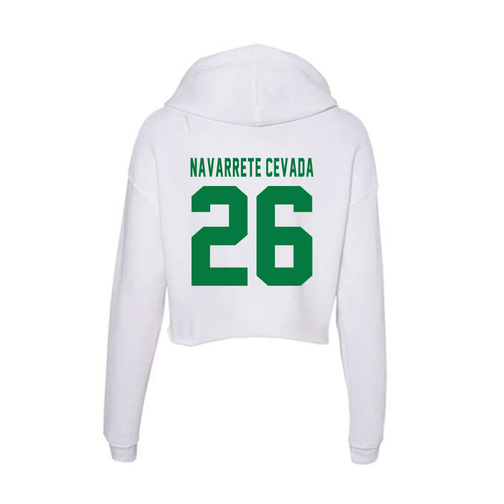 Oregon - NCAA Women's Soccer : Veronica Navarrete Cevada - Women's Crop Fleece Hoodie-1