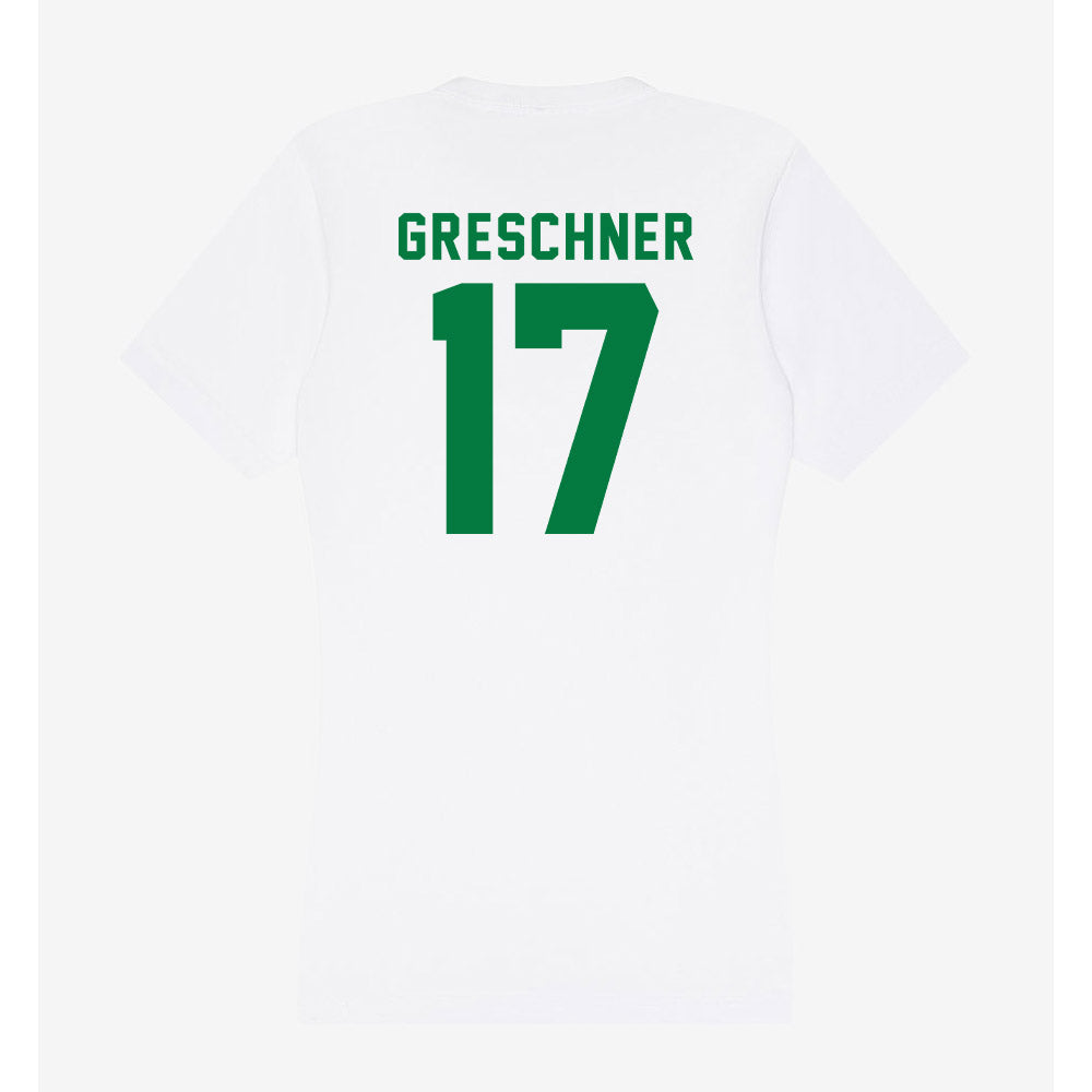 Oregon - NCAA Men's Tennis : Matvey Greschner - Women's V-Neck T-Shirt-1