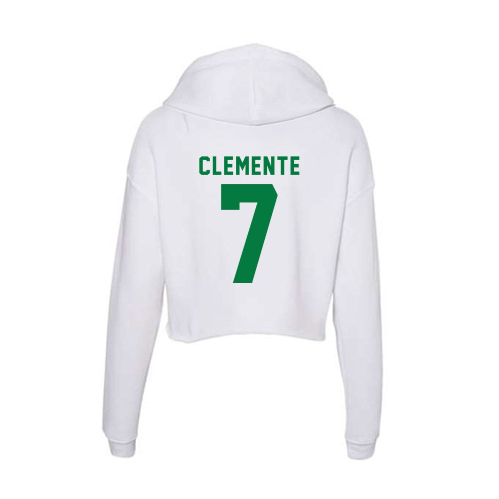 Oregon - NCAA Women's Volleyball : Alanah Clemente - Women's Crop Fleece Hoodie-1