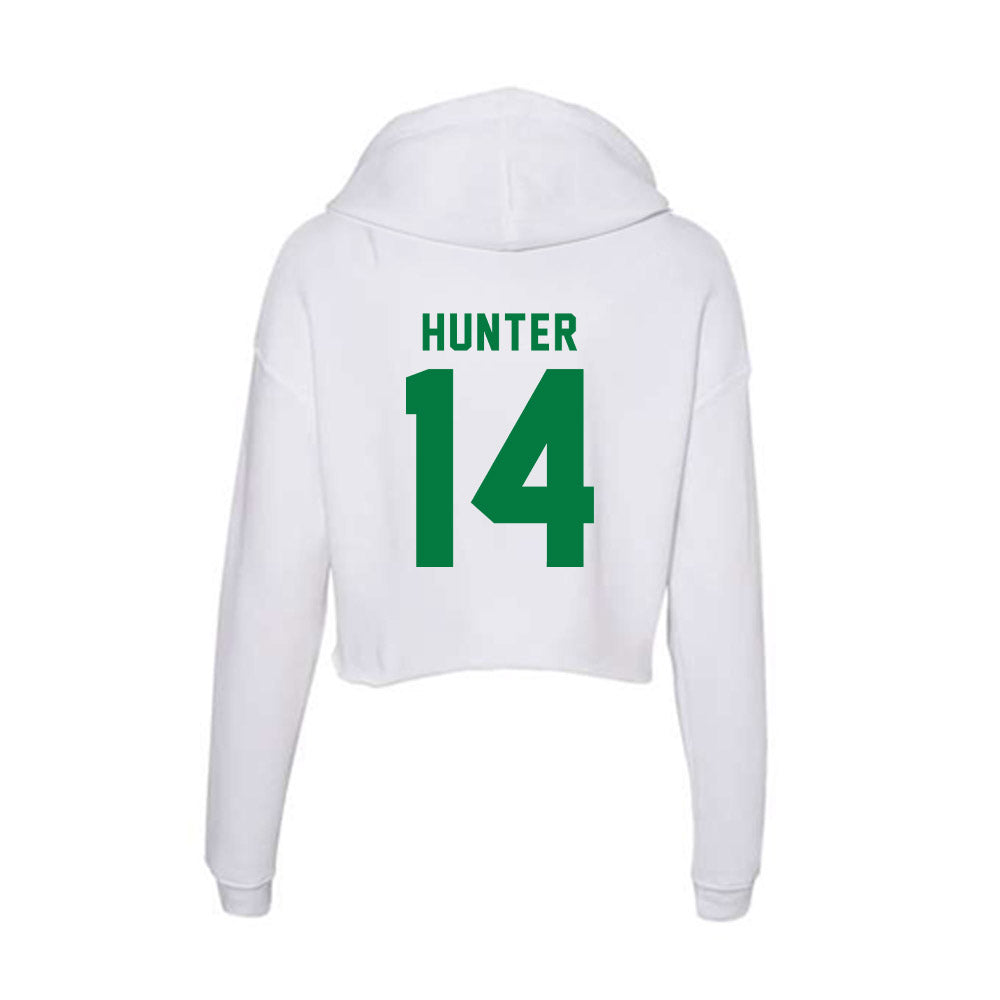 Oregon - NCAA Women's Soccer : Abella Hunter - Women's Crop Fleece Hoodie-1