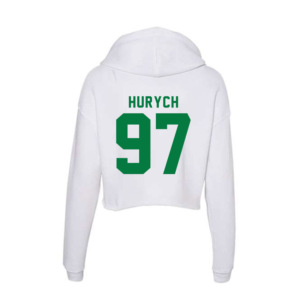 Oregon - NCAA Football : Gage Hurych - Women's Crop Fleece Hoodie-1